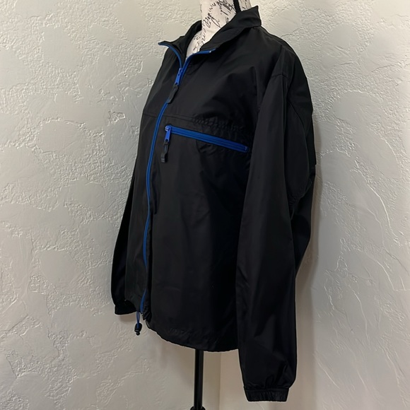 NWOT. Old Navy Ladies WindbreakerBlack & Blue Trim  Size Small. - Picture 3 of 16